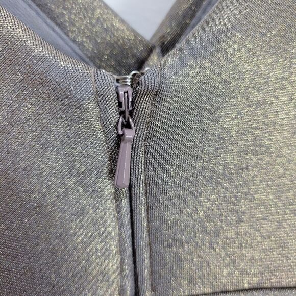 Tadashi Shoji Antique Gold Lamé Gown - Picture 10 of 16